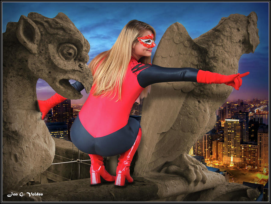 Spider Woman At Play Photograph by Jon Volden
