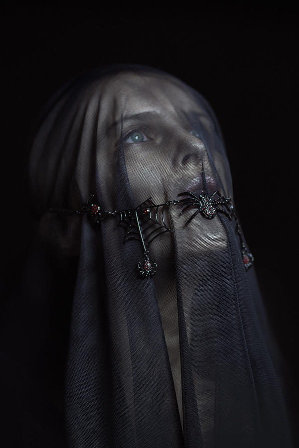 Dark Photograph - Spiders Mistress by Angelina Goncharova