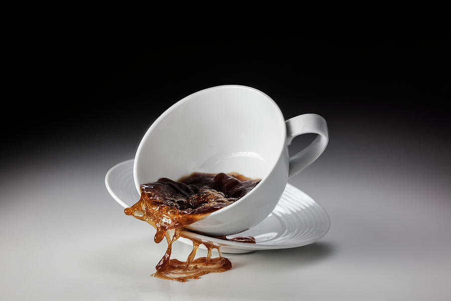 Spilled Coffee Photograph by Bjorn Holland