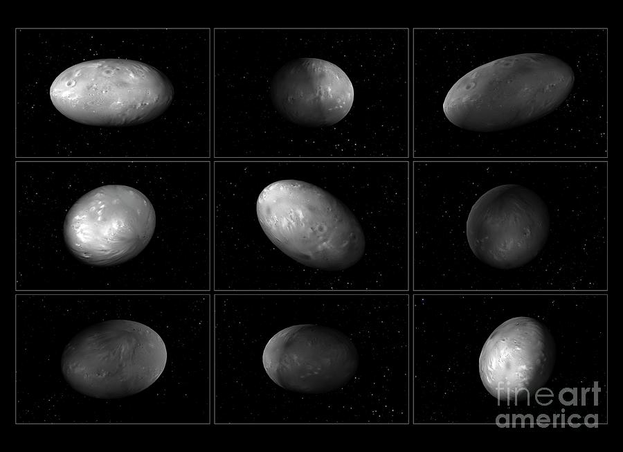 Spin Of Pluto's Moon Nix Photograph By Nasa, Esa, M. Showalter (seti ...