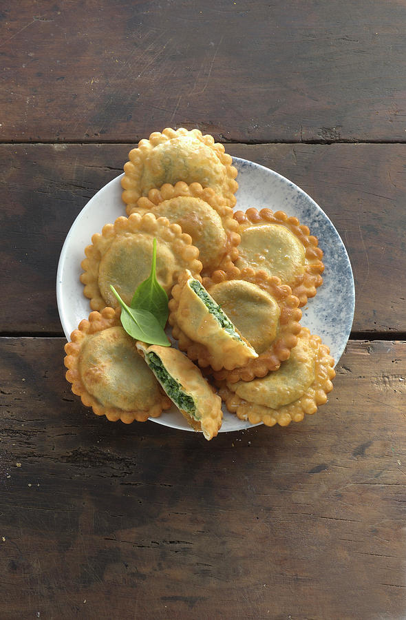 Spinach Tirteln deep-fried Pastries From South Tyrol Photograph by Linda Sonntag