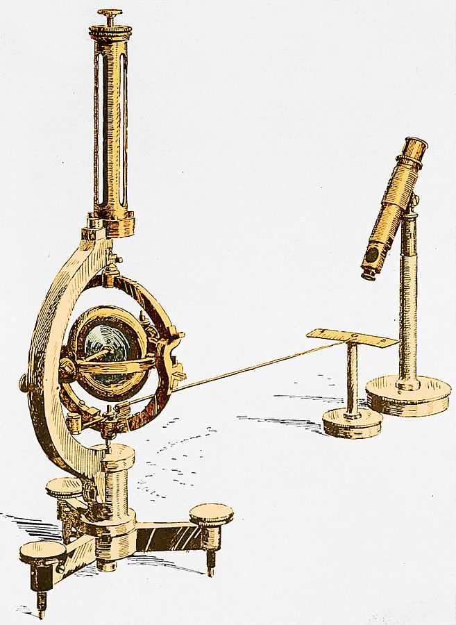 Spinning Gyroscope, Illustration Photograph by Science Source