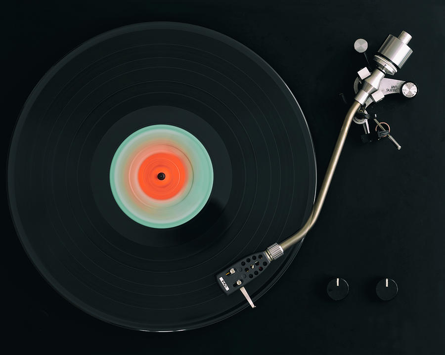 Spinning Record by Tom Quartermaine