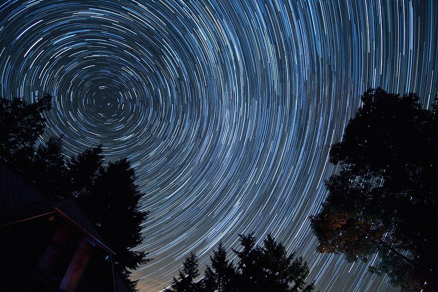 Spinning Star Trails Photograph by Tdubphoto
