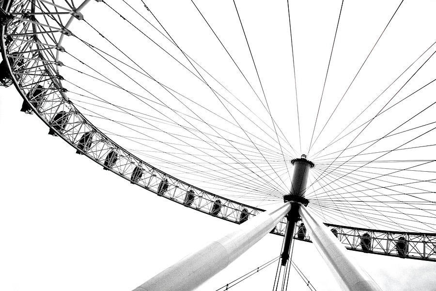 Ferris Wheel Photograph - Spinning Wheel II by Golie Miamee