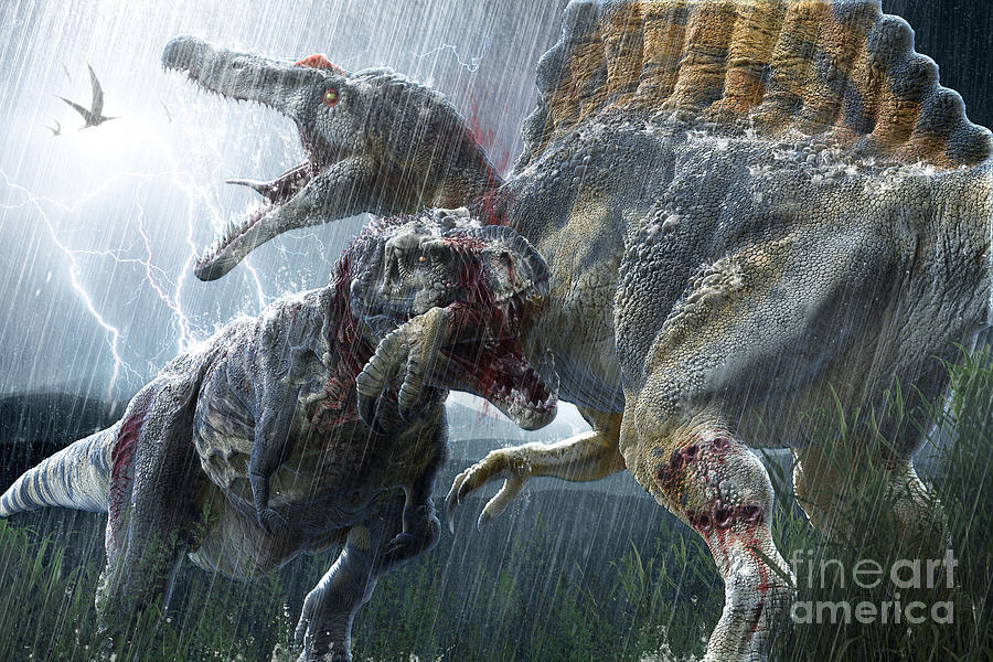 spinosaurus kills t rex