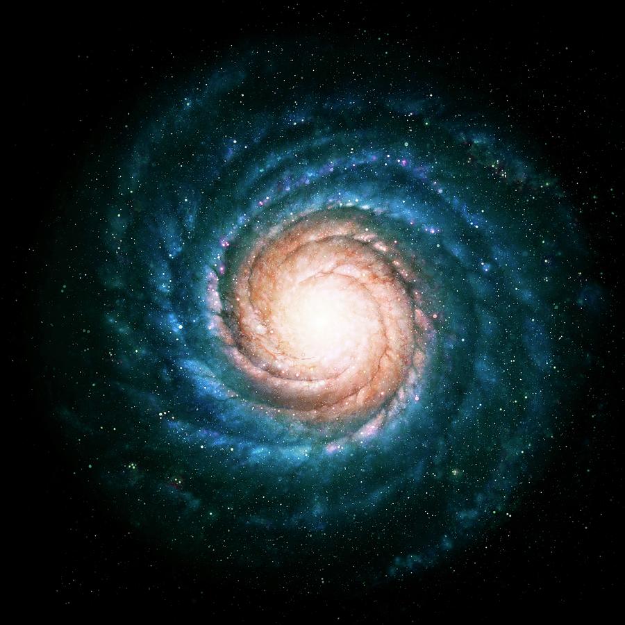 Spiral Galaxy Photograph by Mark Garlick/spl