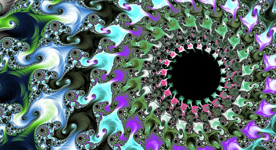Spiral of Doom Blue Digital Art by Don Northup