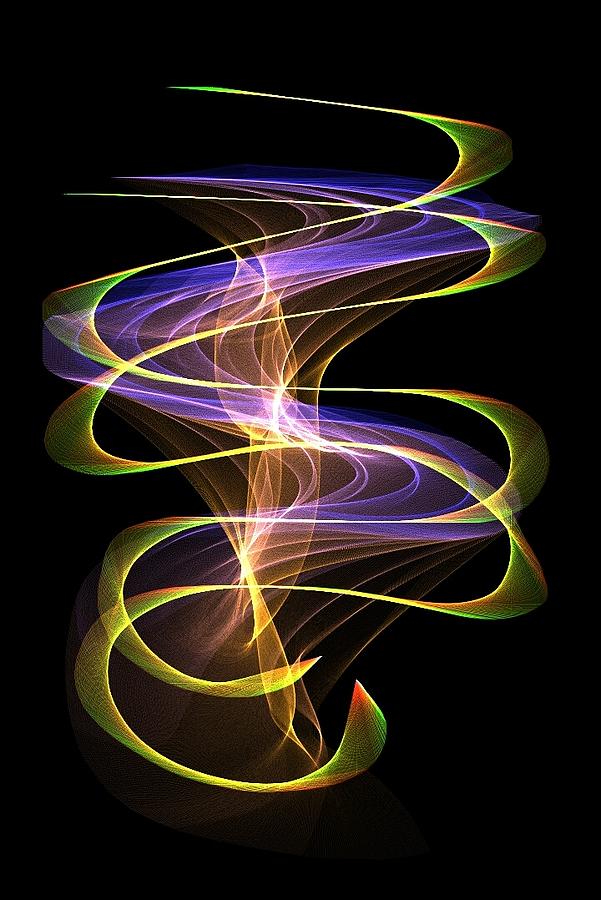 Spiral of Light Digital Art by SarahJo Hawes