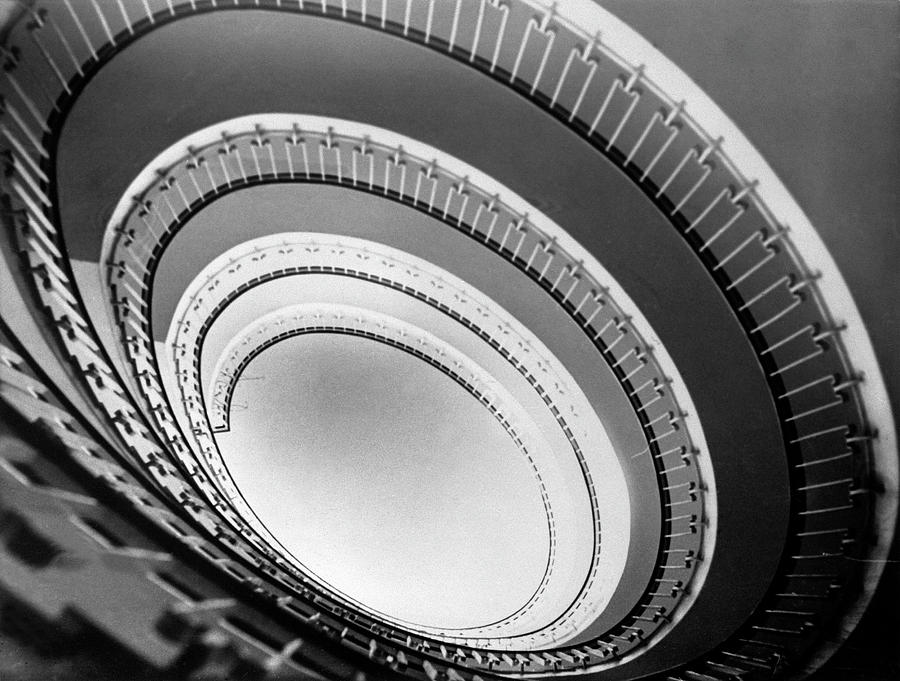 Spiral Staircase 1956 Photograph by Keystone-france