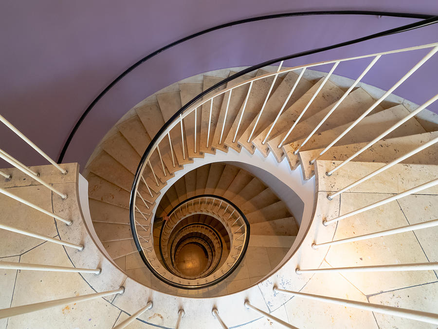 Spiral Staircase Photograph by Elke Rau