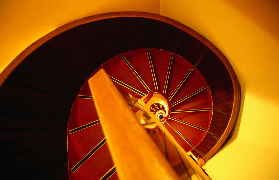 Spiral Staircase In Hotel Del Sole, Via Photograph by Lonely Planet