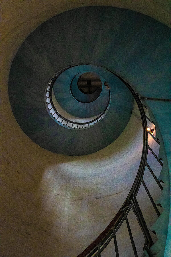 Spiral Staircase In The Lighthouse Lyngvig Fyr Photograph by Anne Ponsen