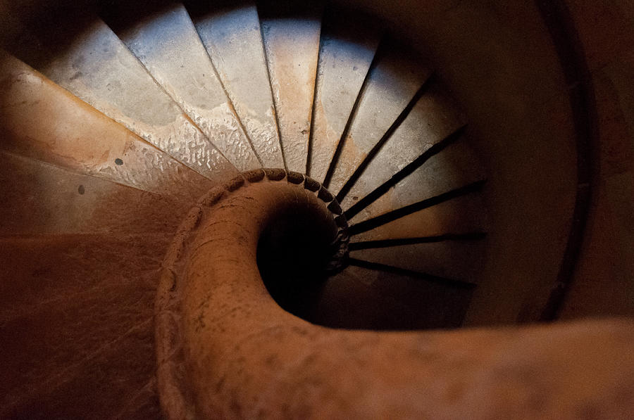 Spiral Staircase Photograph by Mark Cornell