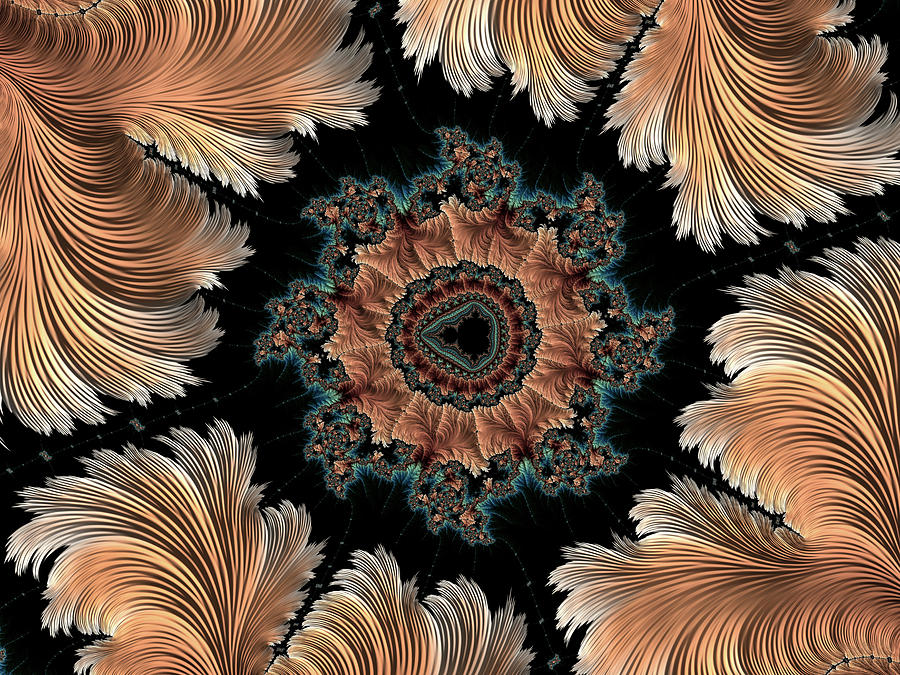 Spiral Symmetry Mandelbrot Digital Art by Hakon Soreide