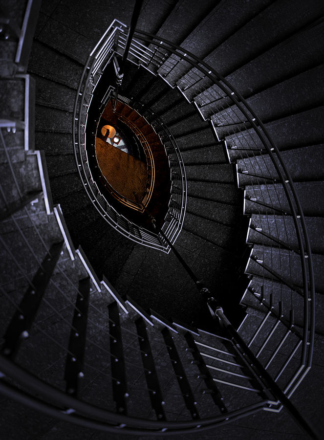 Spiral To The Abyss Photograph by Yasutoshi Honjo