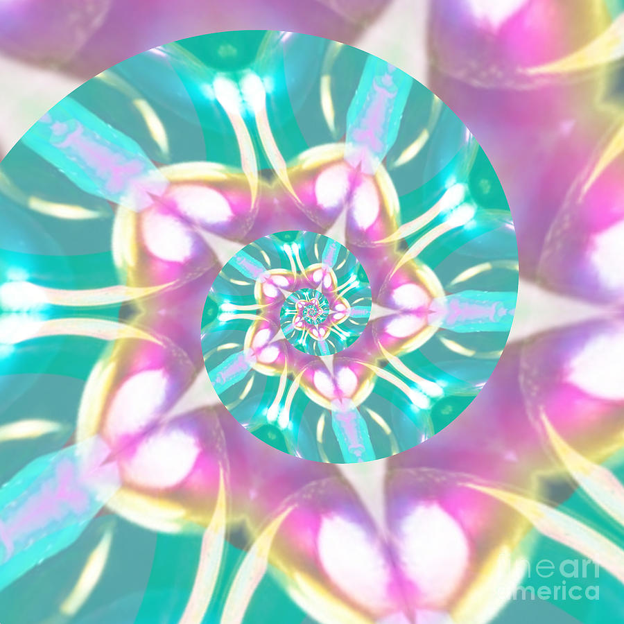 Spiral Zing Digital Art by Rachel Hannah