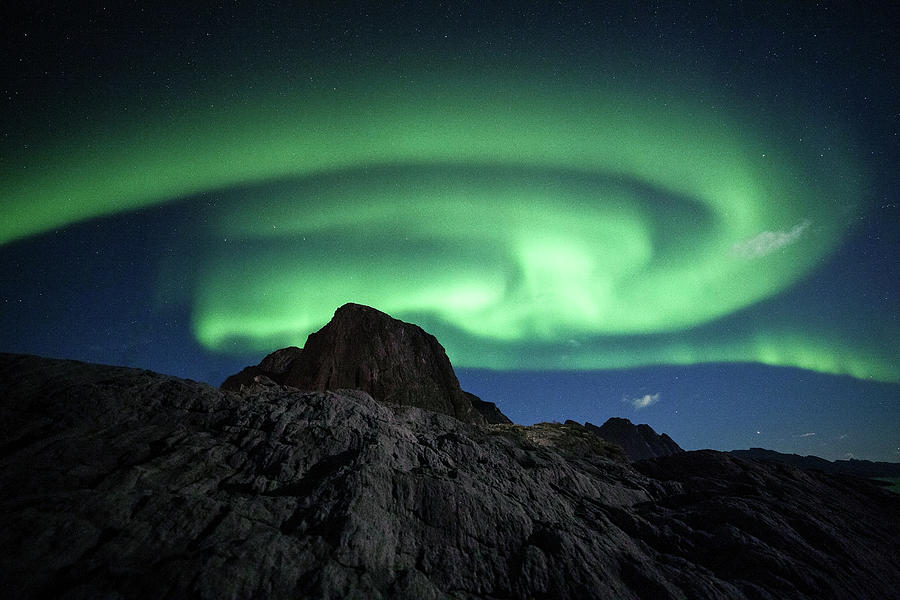 Spirale Aurora Photograph by Tommy Johansen. Freelance Photographer In Lofoten Norway.