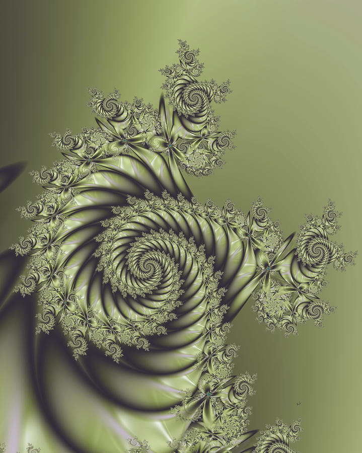 Fractal Digital Art - Spirale Nuovo by Fractalicious