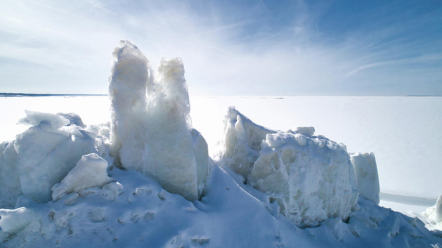 Ice Photograph - Spires of Ice by Christopher Behrend Ice Photograph - Spires of Ice by Christopher Behrend