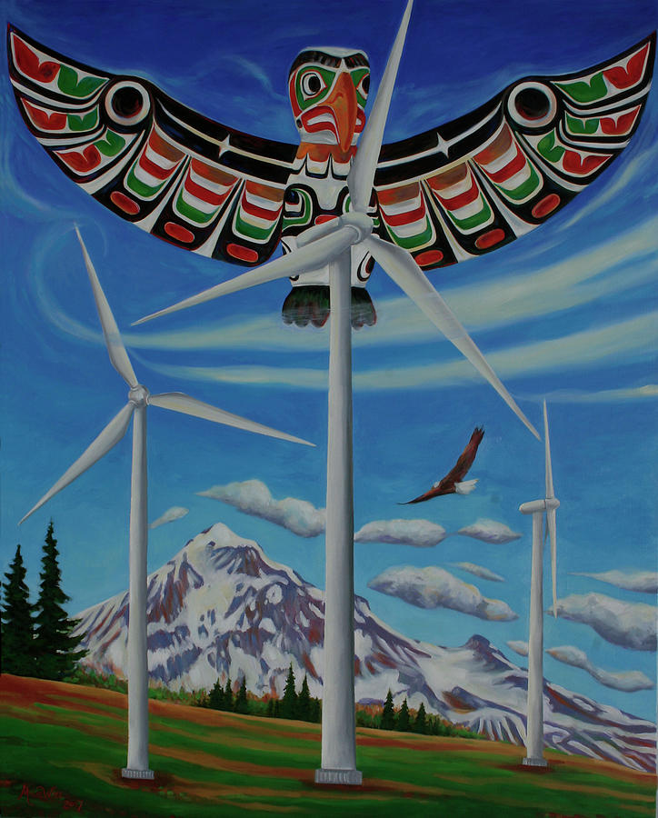 Spirit of the Wind Painting by Marie Wise - Fine Art America