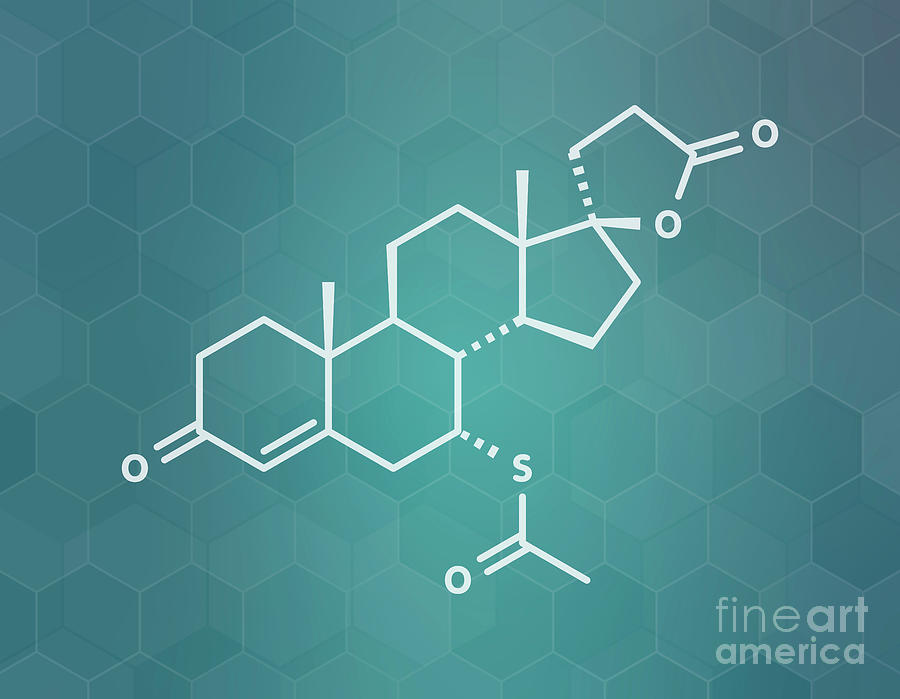 Spironolactone Drug Photograph By Molekuulscience Photo Library