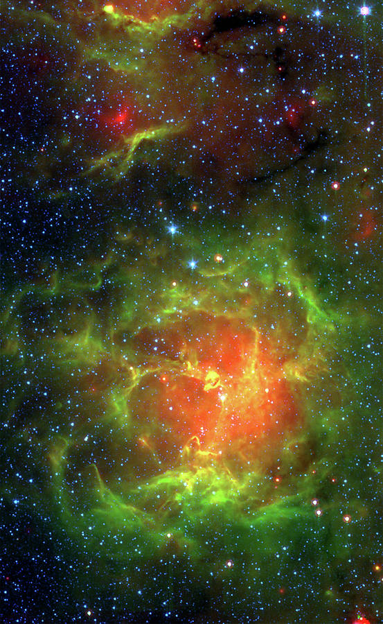 Spitzer Space Telescope has uncovered a hatchery for massive sta Photograph by Doc Braham