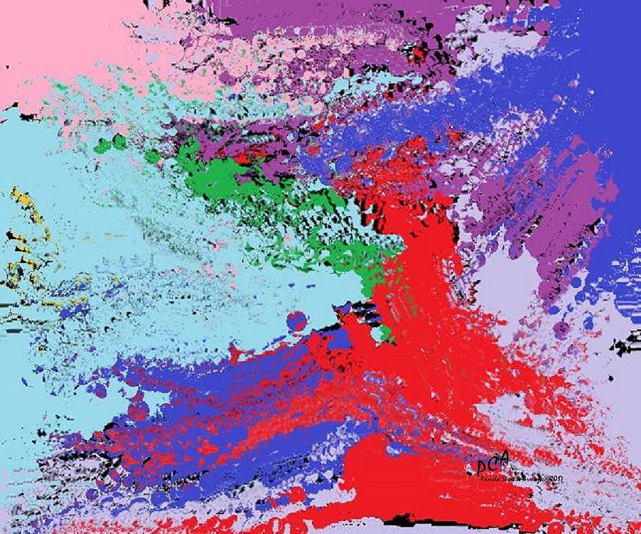 Splash Of Color #3 Digital Art by Pamela Strauss-Arriaza