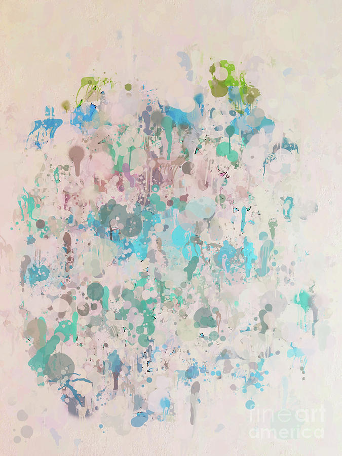 Splatter Art - Florence  Mixed Media by Kerri Farley
