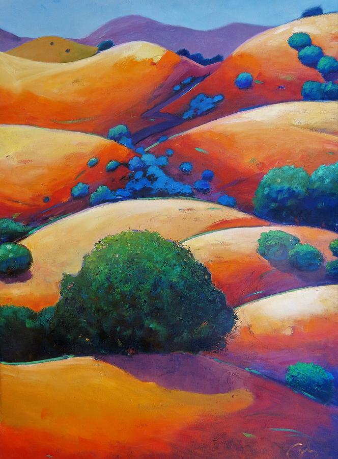 California Painting - Splendid Uphill Revist by Gary Coleman