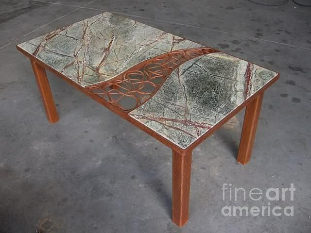 Split Circle Tree Table by Kasey Jones Split Circle Tree Table by Kasey Jones