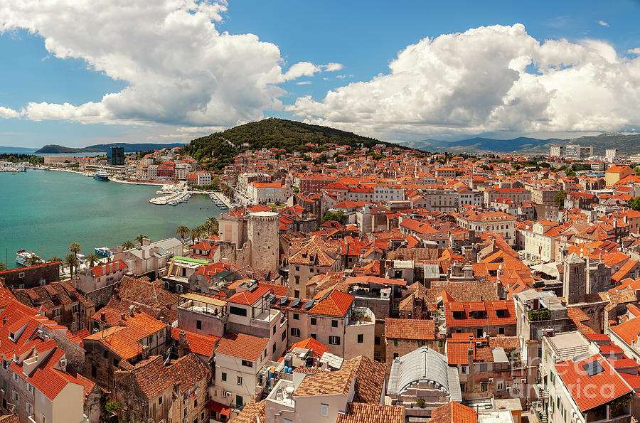 Split Croatia panorama Photograph by Sophie McAulay