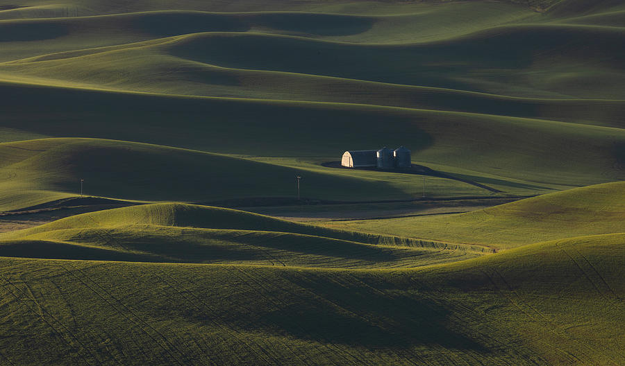 Landscape Photograph - Spokane Palouse by Johnson Huang