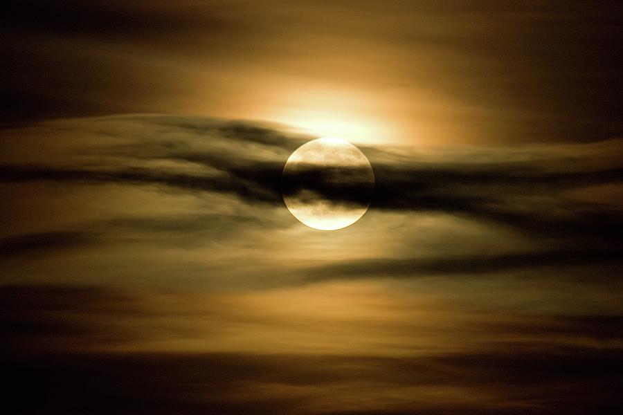 Spooky Moon Photograph by Matthew William Hancox / Mwhcvt