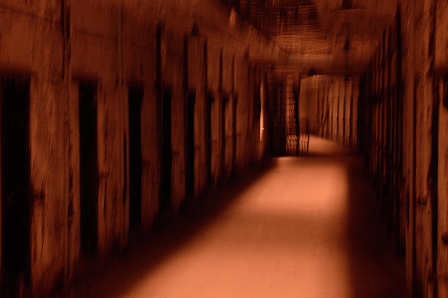 Spooky old prison cells Photograph by Paul W Faust - Impressions of Light