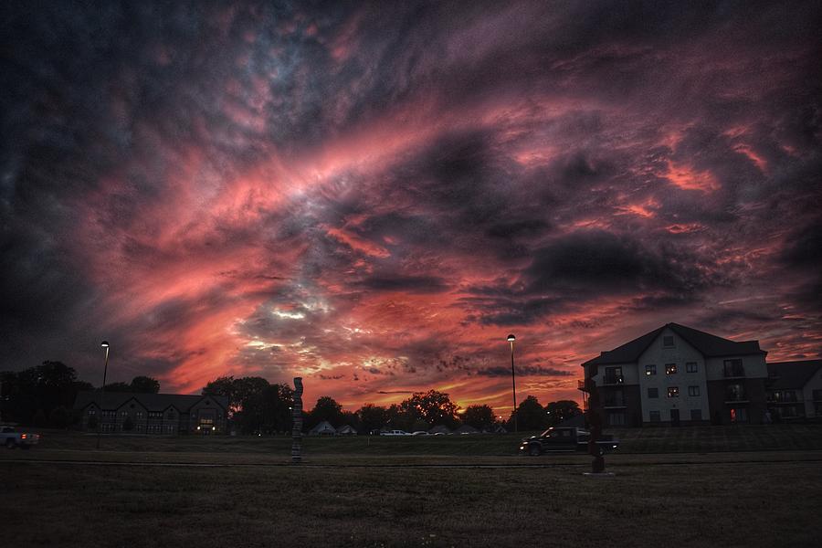 Spooky Sunset Photograph by Robert Knispel | Fine Art America