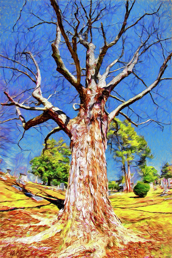 Spooky Tree AP Painting by Dan Carmichael