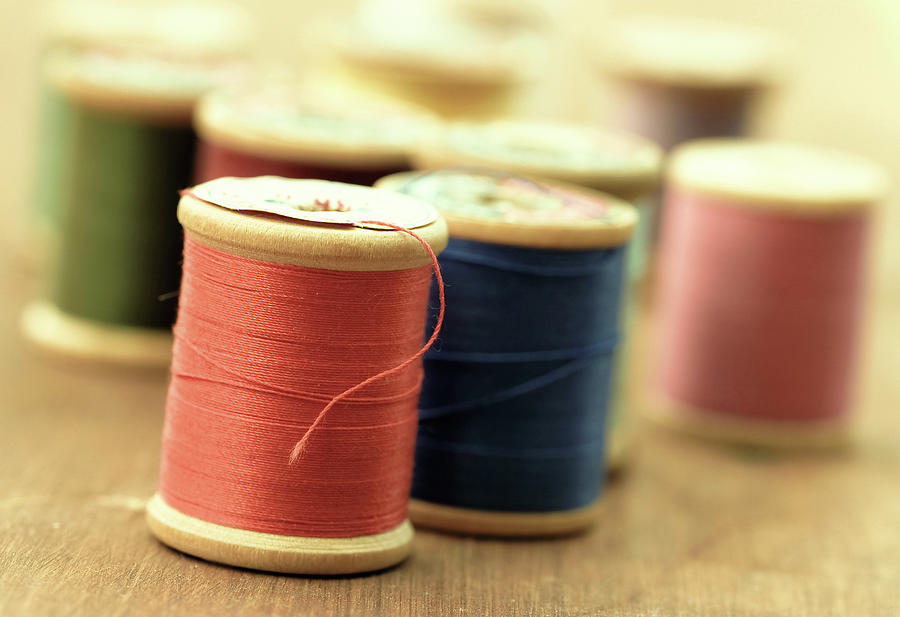 Spools Of Thread by Steven Brisson Photography