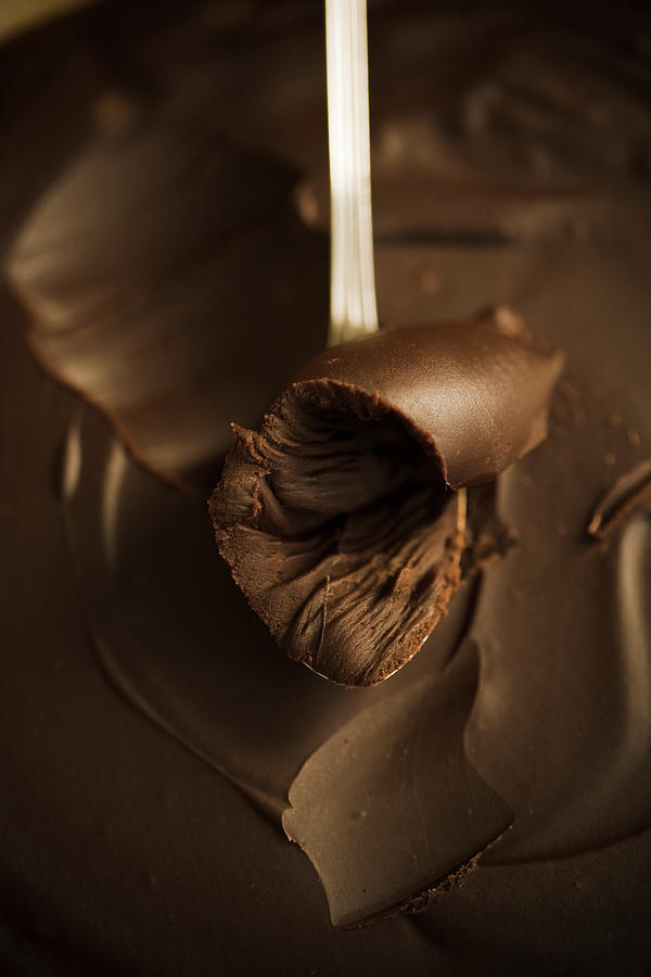 Spoon Of Chocolate Photograph by Colin Cooke