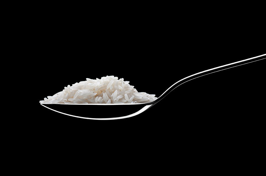Spoon With Rice Photograph by Daitozen
