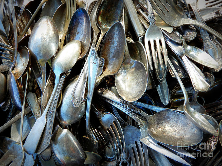 Spoons and Forks Photograph by Carol Groenen