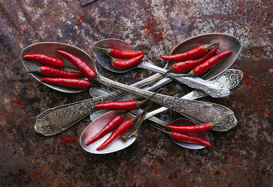 Spoons&spicy Photograph by Aleksandrova Karina