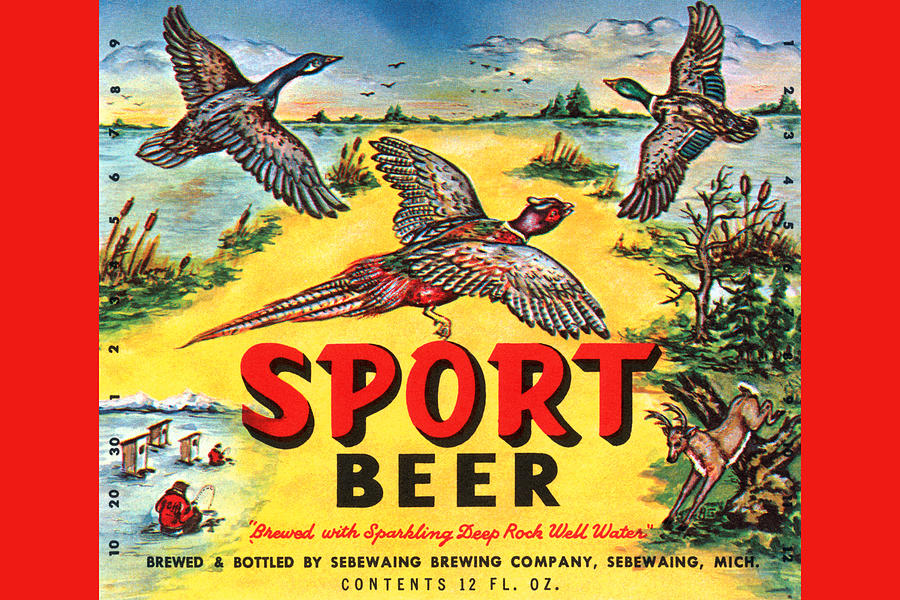 Sport Beer Painting by Unknown