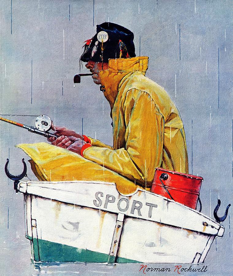 Sport Painting by Norman Rockwell