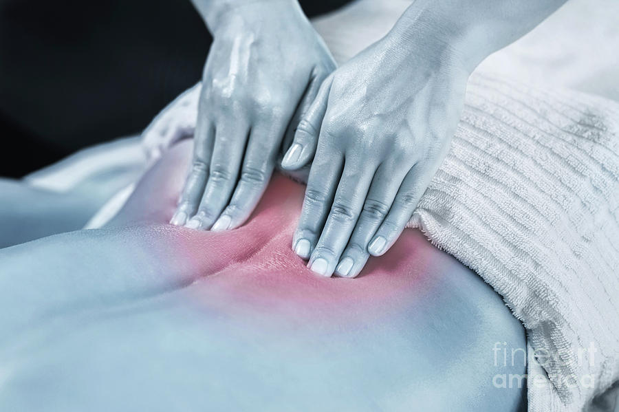 Sports Massage Therapy Photograph by Microgen Images/science Photo Library