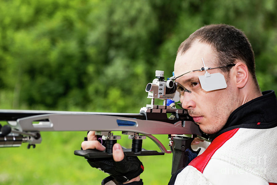 Sports Rifle Practice Photograph by Microgen Images/science Photo Library