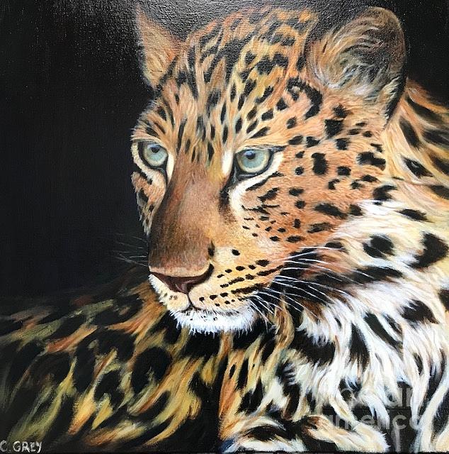 Spotted Beauty Painting by Christelle Grey - Fine Art America