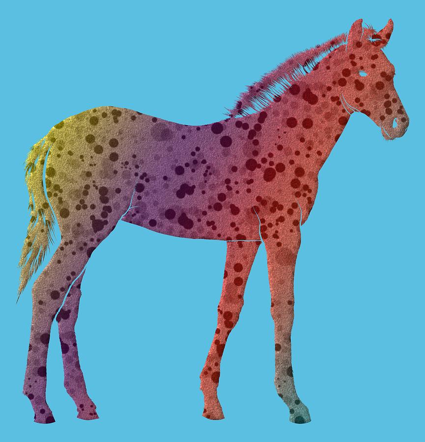 Spotted Foal 375 - Digital Art by Ericamaxine Price Spotted Foal 375 - Digital Art by Ericamaxine Price
