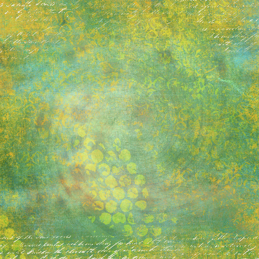 Abstract Mixed Media - Spotted Sunshine by Marcee Duggar Abstract Mixed Media - Spotted Sunshine by Marcee Duggar