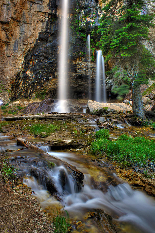 Spouting Rock Waterfalls Photograph by Victoria Chen